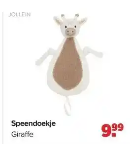 Baby-Dump Speendoekje aanbieding