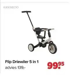 Baby-Dump Flip Driewiler 5 in 1 aanbieding