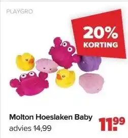 Baby-Dump Molton Hoeslaken Baby aanbieding