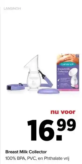 Baby-Dump Breast Milk Collector aanbieding