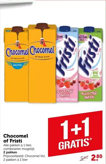 Coop Chocomel of Fristi aanbieding