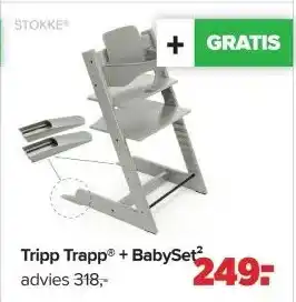 Baby-Dump Tripp Trapp + BabySet2 aanbieding