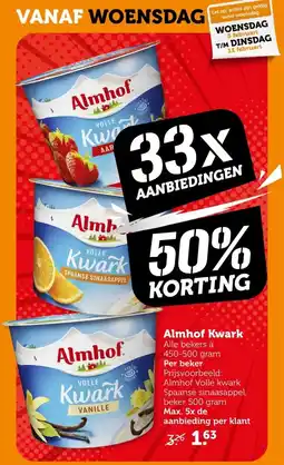 Coop Almhof Kwark aanbieding