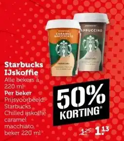 Coop Starbucks IJskoffie aanbieding