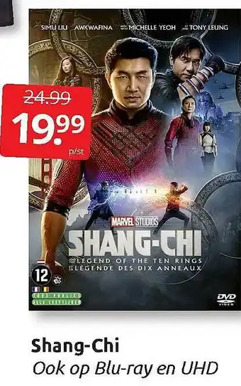 Boekenvoordeel Shang-Chi aanbieding