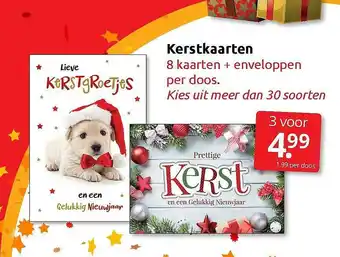 Boekenvoordeel Kerstkaarten aanbieding