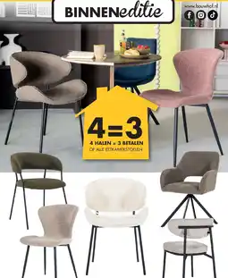 Bouwhof Op alle eetkamerstoelen aanbieding