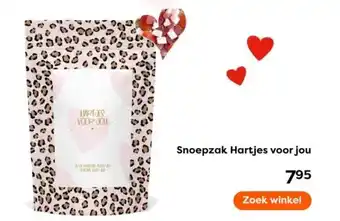 The Read Shop Snoepzak Hartjes voor jou aanbieding