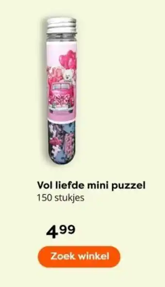 The Read Shop Vol liefde mini puzzel aanbieding