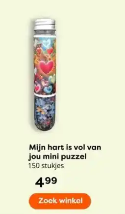 The Read Shop Mijn hart is vol van jou mini puzzel aanbieding