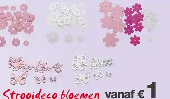 Kik Strooideco bloemen aanbieding