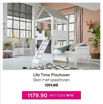 Baby & Tiener Life Time Playtower Bed Met Speeltoren aanbieding