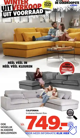 Seats and Sofas California aanbieding