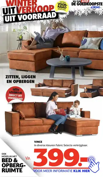 Seats and Sofas Vince aanbieding