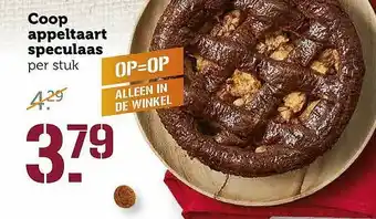 Coop Coop Appeltaart Speculaas aanbieding