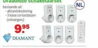 Van Cranenbroek Diamant Draadloze Schakelaarset aanbieding