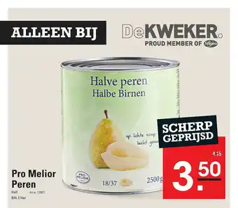 De Kweker Pro Melior Peren Half aanbieding