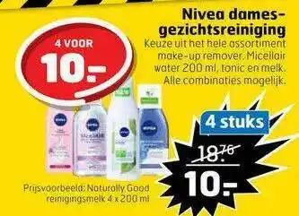 Trekpleister Nivea Damesgezichtsreiniging aanbieding