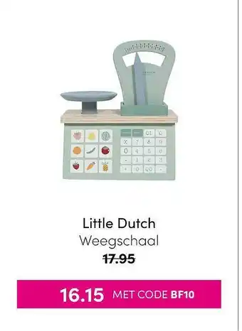 Baby & Tiener Little Dutch Weegschaal aanbieding