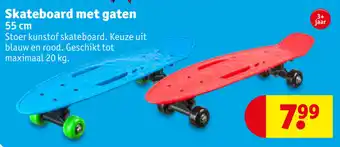 Kruidvat Skateboard met gaten 55cm aanbieding