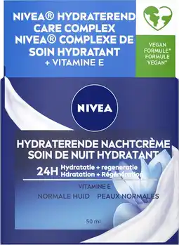 De Online Drogist Nivea Essentials Hydraterende Nachtcrème Normale Huid 50ML aanbieding