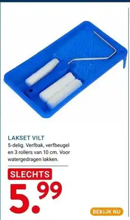 Kluswijs LAKSET VILT aanbieding