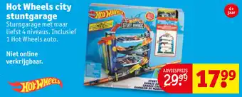 Kruidvat Hot Wheels City stuntgarage aanbieding