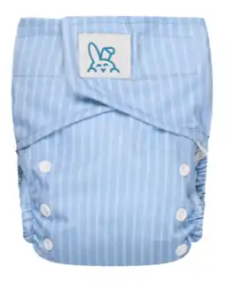 De Online Drogist Bumbuns Easy Herbruikbare Luier Stripes Blue Sky Klittenband aanbieding