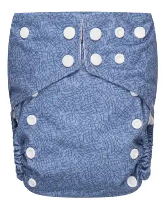 De Online Drogist Bumbuns Easy Herbruikbare Luier Criss Cross Blue Drukknopen aanbieding