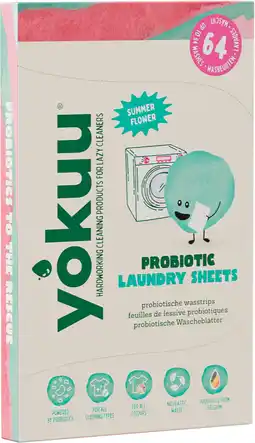 De Online Drogist Yokuu Probiotic Laundry Sheets Summer Flower aanbieding