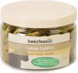Intratuin Beeztees kattensnack Catnip Cookies zalm 55 g aanbieding