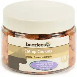 Intratuin Beeztees kattensnack Catnip Cookies tonijn 55 g aanbieding