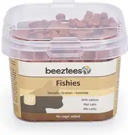 Intratuin Beeztees kattensnack visjes granen met zalm 140 g aanbieding