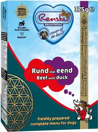 Intratuin Renske natvoer vers adult rund en eend 375 g 12 stuks aanbieding