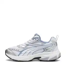 Wehkamp Puma Morphic sneakers wit/lichtblauw/zilver aanbieding