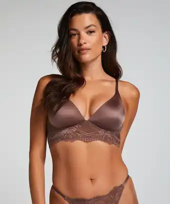 Hunkemoller Hunkemöller Voorgevormde bh zonder beugel Leonie Bruin aanbieding