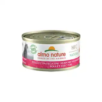 Zooplus 5+1 gratis! Almo Nature Cat HFC 6 x 70g - HFC Kip met kippenlever aanbieding