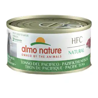 Zooplus 5+1 gratis! Almo Nature Cat HFC 6 x 70g - HFC Natural Pacifische Tonijn aanbieding