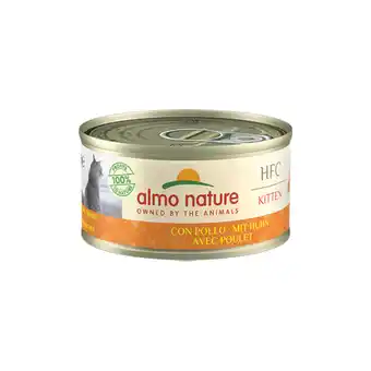 Zooplus 5+1 gratis! Almo Nature Cat HFC 6 x 70g - HFC Kitten met Kip aanbieding