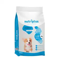 Zooplus 5% Korting! Nutriplus droogvoer 3 kg / 15 kg - Puppy 3 kg aanbieding