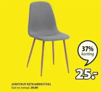 Jysk Jonstrup Eetkamerstoel 37% Korting aanbieding