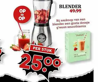 Boon`s Markt Blender aanbieding