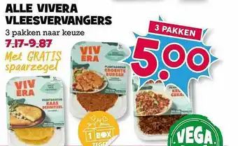 Boon`s Markt Alle vivera vleesvervangers aanbieding