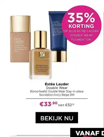 ICI Paris XL Estée lauder double wear aanbieding