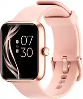 Bol.com Lunis Smartwatch Dames & Heren Rosé Goud / Roze - Apple & Android - Stappenteller - Touchscreen aanbieding