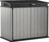 Praxis Keter opbergkast Elite-Store pro grijs 123,5x141x82cm aanbieding