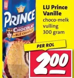 Nettorama LU Prince Vanille choco-melk vulling aanbieding