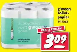 Nettorama g'woon Toilet- papier 2-laags aanbieding