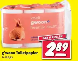 Nettorama g'woon Toiletpapier 4-laags aanbieding