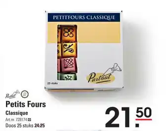 Sligro Petit Fours Classique aanbieding